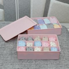 有盖内衣收纳盒整理箱创意抽屉塑料内裤袜子文胸盒女生宿舍神器